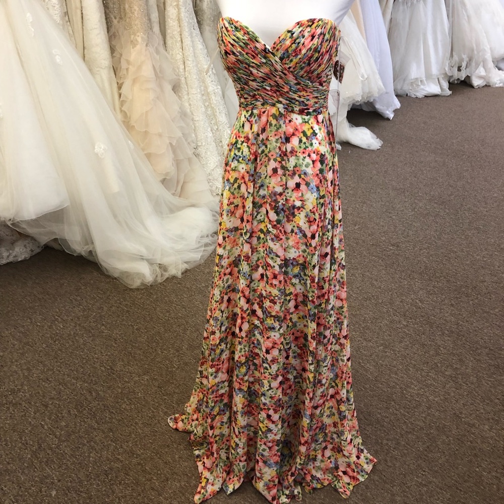 Allure Floral Bridesmaids Style 1436